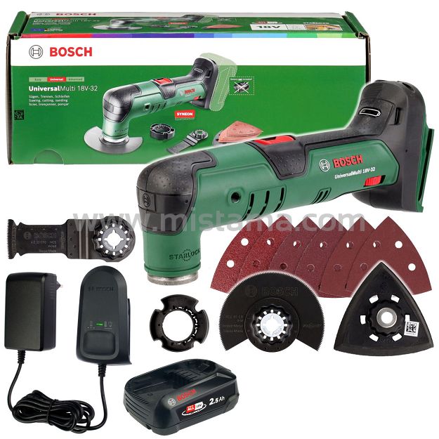 Narzędzie wielofunkcyjne UniversalMulti 18V-32 BOSCH 1x2,5Ah