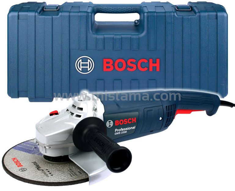 Szlifierka kątowa GWS 2200 BOSCH + walizka