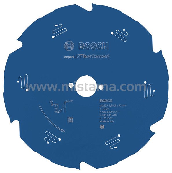 Tarcza pilarska 235/30mm Fiber Cement (6 zębów) BOSCH EXPERT