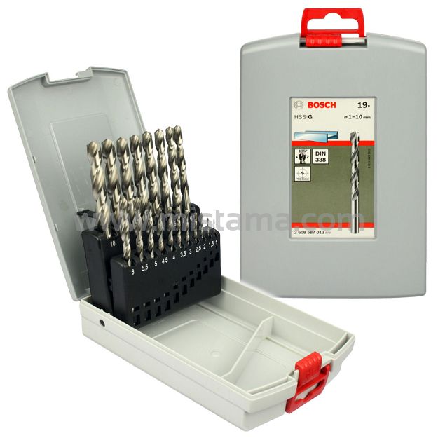 Zestaw 19 wierteł HSS-G do metalu BOSCH