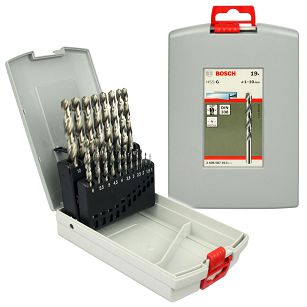 Zestaw 19 wierteł HSS-G do metalu BOSCH