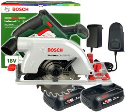 Pilarka tarczowa 53mm UNIVERSALCIRC 18V-53 BOSCH 2x2,5Ah