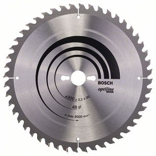 Tarcza pilarska 300/30mm Optiline Wood BOSCH (48 zębów)