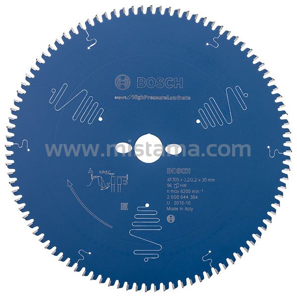Tarcza pilarska 305/30mm Expert for High Pressure Laminate BOSCH (96 zębów)