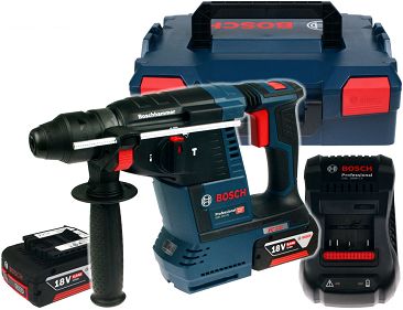 Młotowiertarka GBH 18V-26 BOSCH 2x5,0Ah + walizka L-BOXX