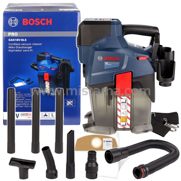 Odkurzacz akumulatorowy GAS 18V-6 LS BOSCH