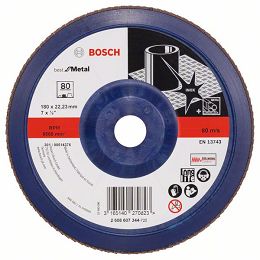 Tarcza listkowa X571 do metalu 180mm GR.80 BOSCH (płaska)