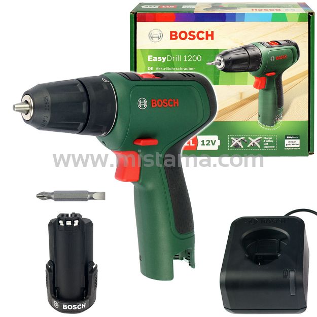 Wkrętarka akumulatorowa 12V EASYDRILL 1200 BOSCH 1x2,0Ah