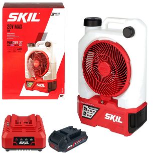 Wentylator z funkcją nawilżania powietrza 20V 3169 SKIL 1x2,0Ah