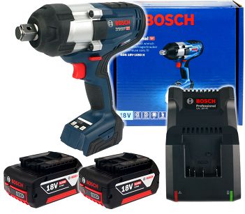 Klucz udarowy GDS 18V-1050 H BOSCH BITURBO 2x5,0Ah