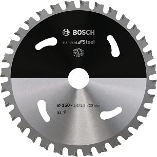 Tarcza pilarska 150/20 mm Standard for Steel BOSCH (32 zęby)