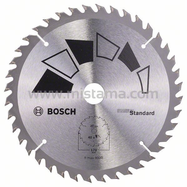 Tarcza pilarska 170/20mm Standard BOSCH (40 zębów)