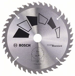 Tarcza pilarska 170/20mm Standard BOSCH (40 zębów)