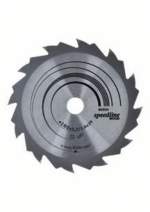 Tarcza pilarska 160/20mm Speedline Wood BOSCH (12 zębów)