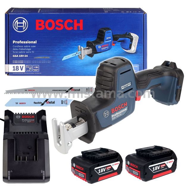 Piła szablasta 18V GSA 18V-24 BOSCH 2x4,0Ah