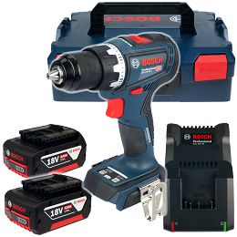 Wkrętarka GSR 18V-90 C BOSCH 2x5,0Ah L-BOXX