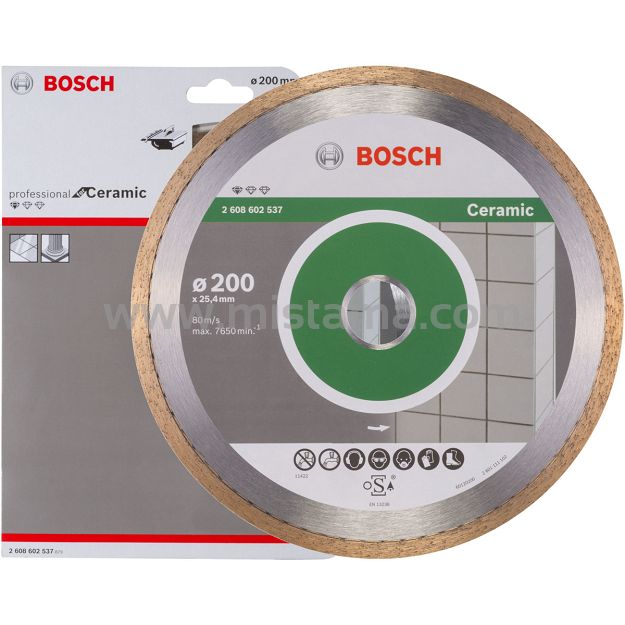 Tarcza diamentowa 200mm BOSCH (ceramika, gres, marmur)