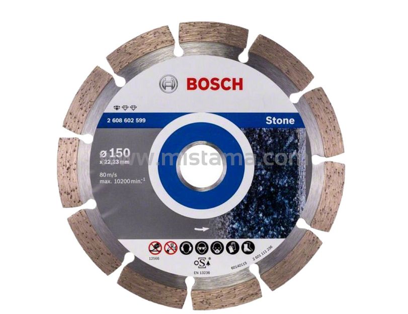 Tarcza diamentowa 150 mm BOSCH (granit, kostka, beton)