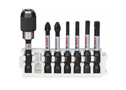 Zestaw 6 kling PH/PZ/TORX Impact Control BOSCH + przedłużka
