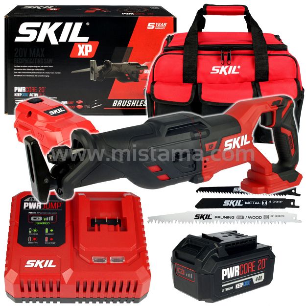 Piła szablasta 265mm 20V 3480 SKIL XP 1x4,0Ah BEZSZCZOTKOWA