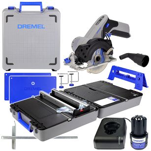 Pilarka tarczowa CS12V-S1C DREMEL BLUEPRINT + walizka stół roboczy