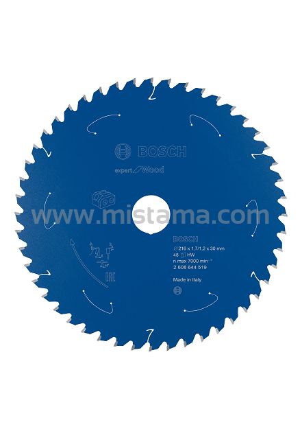 Tarcza pilarska 216/30mm Expert for Wood BOSCH (48 zębów) do pilarek aku