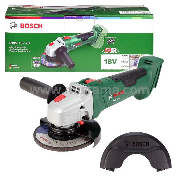 Szlifierka kątowa akumulatorowa 125mm PWS 18V-70 BOSCH (korpus)