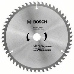 Tarcza pilarska 190/20mm Eco for Aluminium BOSCH (54 zęby)
