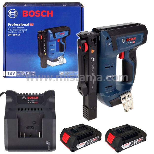 Akumulatorowy zszywacz GTH 18V-14 BOSCH 2x2,0Ah