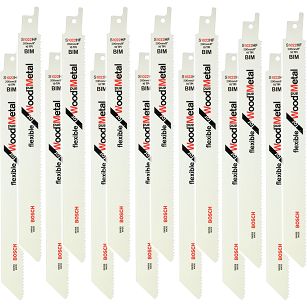 Zestaw 25 brzeszczotów do drewna i metalu S 1022 HF BOSCH