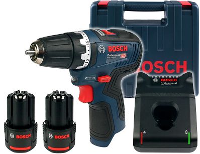Wkrętarka GSR 12V-35 BOSCH 2x3,0Ah + walizka