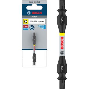 Klinga bit dwustronny TORX T20 65 mm IMPACT BOSCH PRO