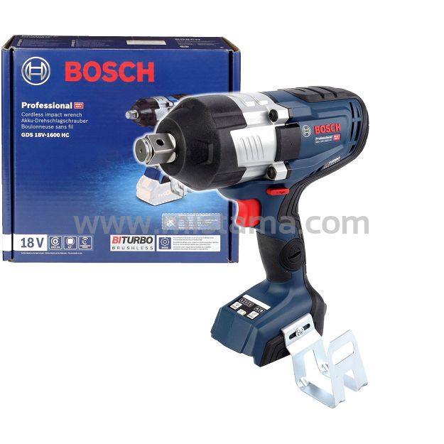 Klucz udarowy 1600 Nm GDS 18V-1600 HC BOSCH BITURBO (korpus)