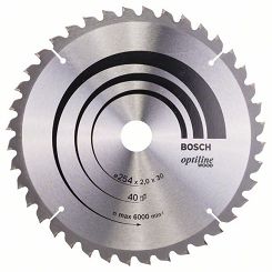Tarcza pilarska 254/30mm Optiline Wood BOSCH (40 zębów)