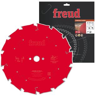 Tarcza piła widiowa 184/16 mm, 14 zębów FR11C001H FREUD do drewna z gwoździami