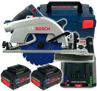 Pilarka tarczowa GKS 18V-68 GC BOSCH BITURBO 2x8,0Ah L-BOXX