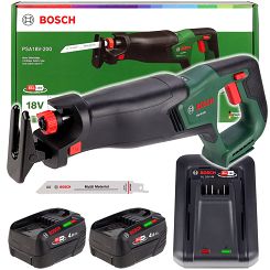 Piła szablasta PSA 18V-200 BOSCH 2x4,0Ah