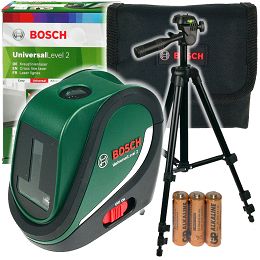 Laser krzyżowy UNIVERSALLEVEL 2 BOSCH + statyw