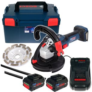 Szlifierka do betonu 18V GBR 18V-15 S BOSCH L-BOXX 2x8,0Ah