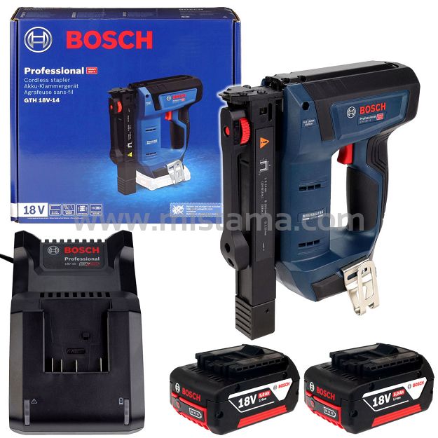 Akumulatorowy zszywacz GTH 18V-14 BOSCH 2x5,0Ah