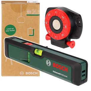 Poziomica laserowa UniversalWallLevel BOSCH + uchwyt montażowy