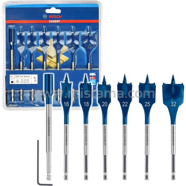 Zestaw 6 wierteł do drewna Self Cut Speed BOSCH EXPERT