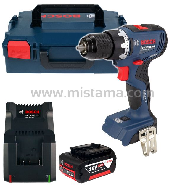 Wkrętarka 63Nm GSR 18V-65 BOSCH 1x5,0Ah L-BOXX