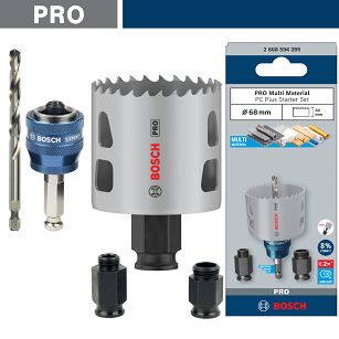 Zestaw startowy piła otwornica 68mm Multi-Material BOSCH PRO