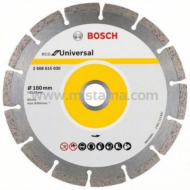 Tarcza diamentowa 180 mm BOSCH (beton, cegła, klinkier)