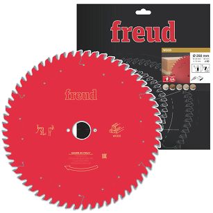 Tarcza piła widiowa 250/30 mm, 60 zębów FREUD do drewna, MDF