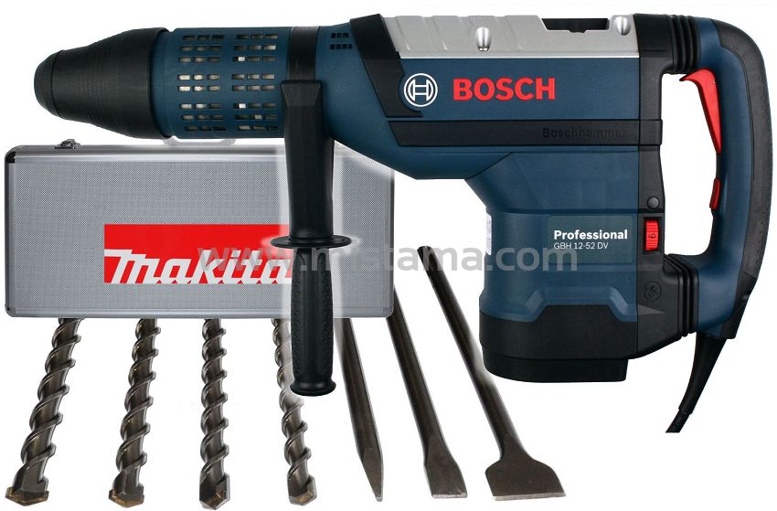 Młot udarowo-obrotowy GBH 12-52 DV BOSCH + walizka + osprzęt