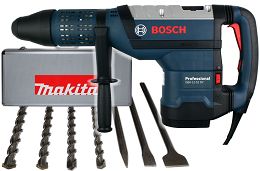 Młot udarowo-obrotowy GBH 12-52 DV BOSCH + walizka + osprzęt