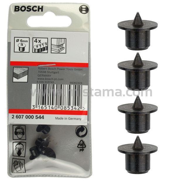 Zestaw znaczników pod kołki 6mm BOSCH (4 sztuki)
