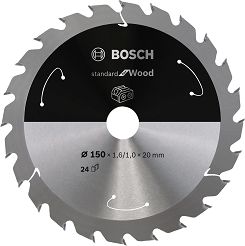 Tarcza pilarska 150/20mm Standard for Wood BOSCH (24 zęby) do pilarek aku